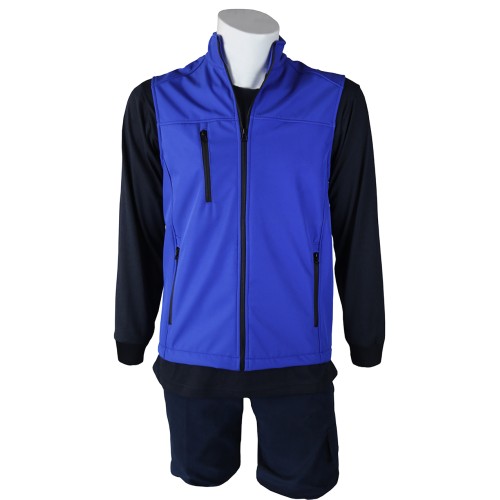 Softshell Yelek Saks Mavi