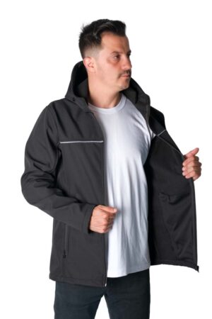 Ustaİş Siyah Softshell İş Montu