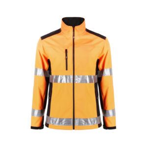 Ustaİş Softshell Mont Neon Turuncu Reflektörlü
