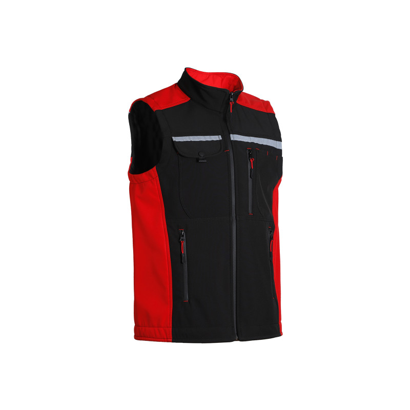Ustaİş Softshell Yelek Kırmızı/Siyah - Görsel 3