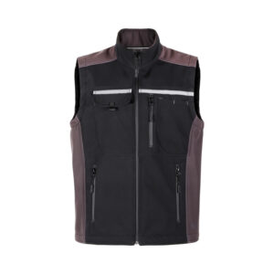 Ustaİş Softshell Yelek Siyah-Gri
