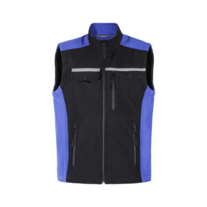 Ustaİş Softshell Yelek Mavi/Siyah