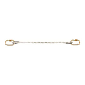 Kİ283 Kemer Sabitleme Halatı Statik Lanyard Çift Karabinalı
