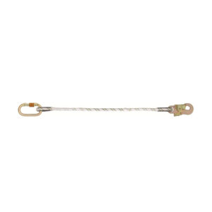 Kİ287 Kemer Sabitleme Halatı Lanyard Karabinalı Küçük Kancalı