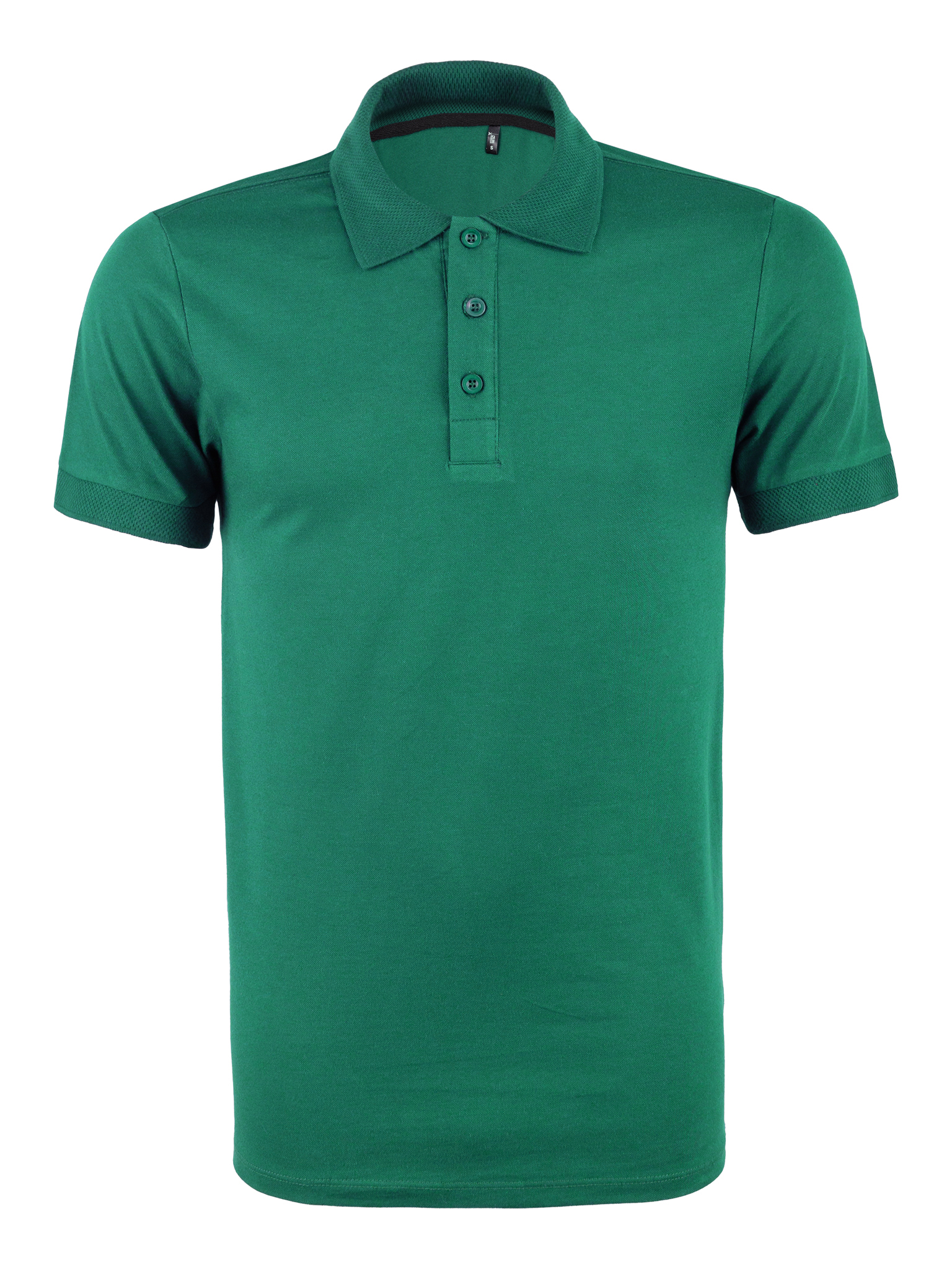 PREMİUM POLO YAKA PAMUK PİKE YEŞİL (LYCRA PENYE)