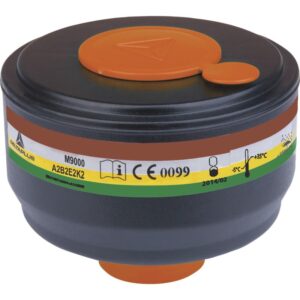 Delta Plus M9000 A2B2E2K2P3 ABEK2 P3 Yedek Gaz Filtresi 4lü Paket