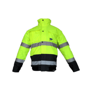 JUNİOR / JN 1021/2 Kolu Çıkmalı Ve Polarlı Pilot Mont Sarı-Lacivert