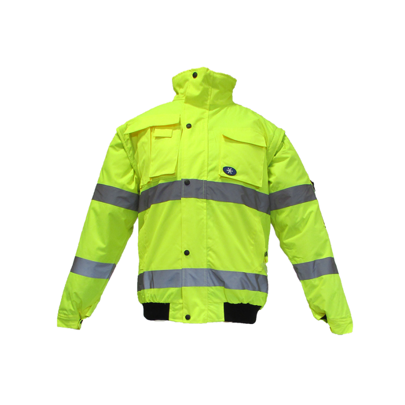 JUNİOR / JN 1021/P Kolu Çıkmalı Ve Polarlı Pilot Mont Sarı