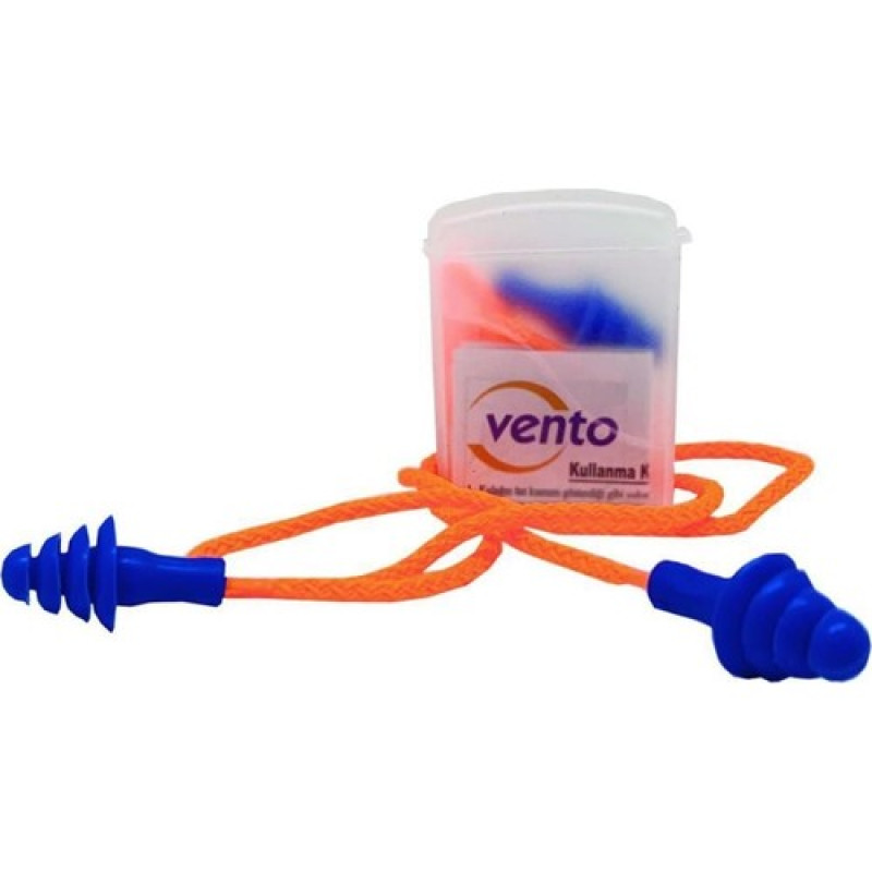 Vento 26 Db Yıkanabilir İpli Kutulu Çam Tipi Kulak Tıkacı