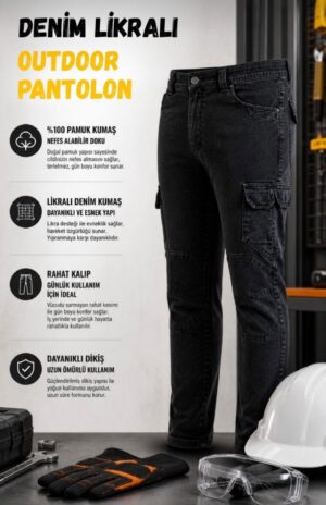 Kot iş pantolonu Outdoor